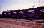 NS 5034, 7062, and 4004 across from the yard office